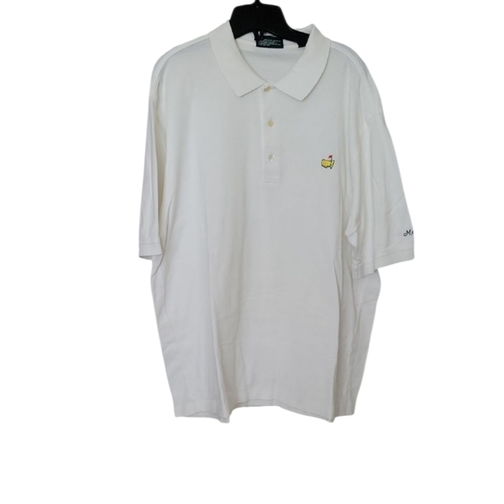 Men's Masters Collectiom White Polo Shirt XL